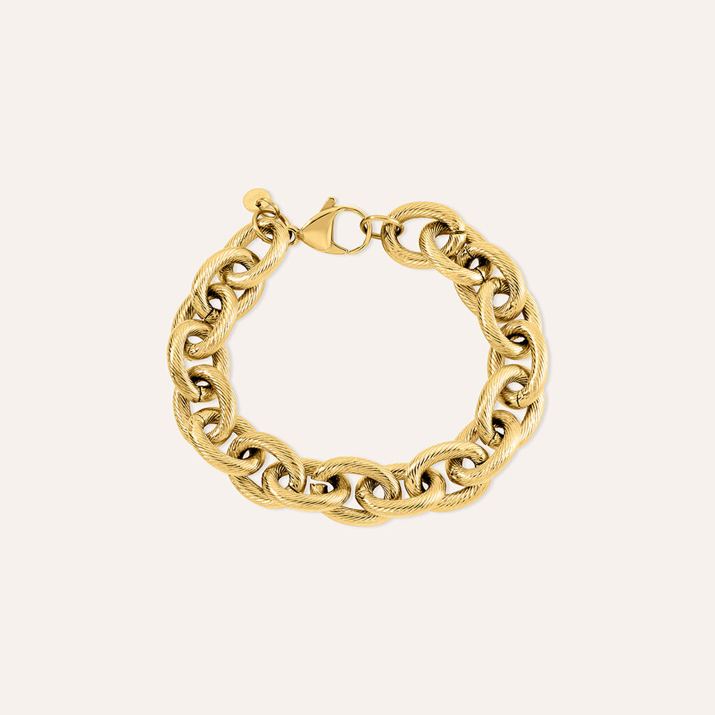 Bracciale Radiance Acciaio Dorato