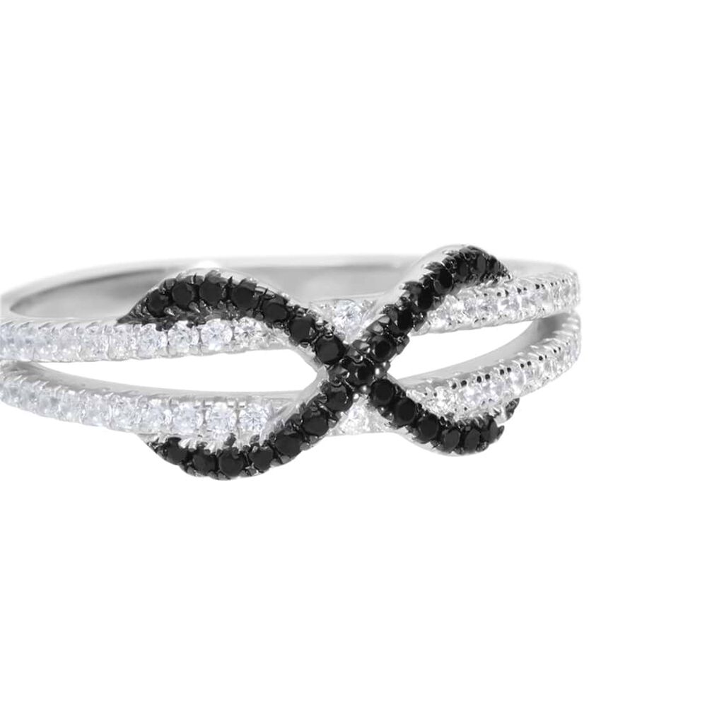 Anello Fantasia Silver Shine Argento Rodiato Cubic Zirconia - Anelli con Pietre Donna | Stroili