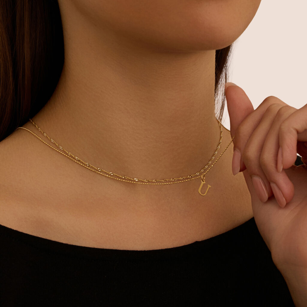 Pendente Poème Oro Giallo