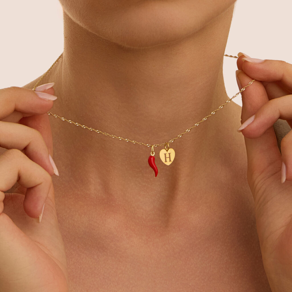 Pendente Poème Oro Giallo