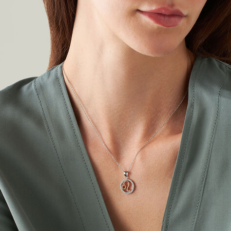 Collana Lady Chic Acciaio Bicolore Bianco / Rosa Cubic Zirconia - Collane Donna | Stroili