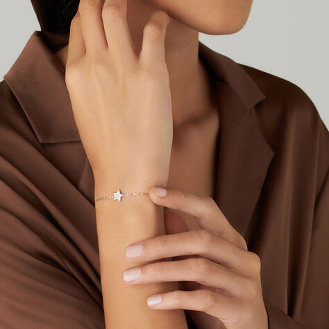 Bracciale Claire Oro Bianco Cubic Zirconia - Bracciali Amicizia Donna | Stroili