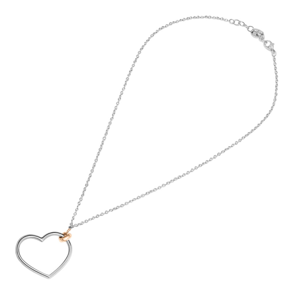 Collana Lady Code Acciaio Bicolore Bianco / Rosa - Collane Donna | Stroili