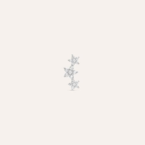 Piercing Orecchio Bon Ton Oro Bianco Cubic Zirconia - Piercing Orecchio Donna | Stroili