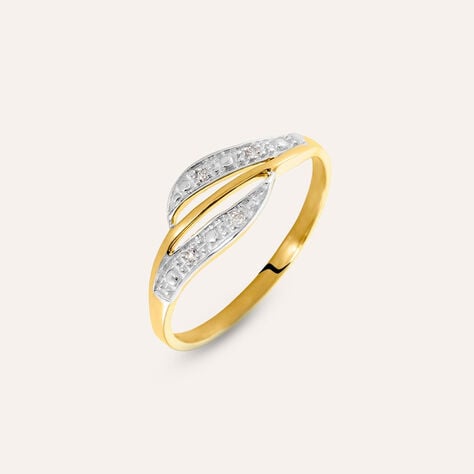 Anello Fascia Sophia Oro Giallo Diamante - Anelli con Pietre Donna | Stroili