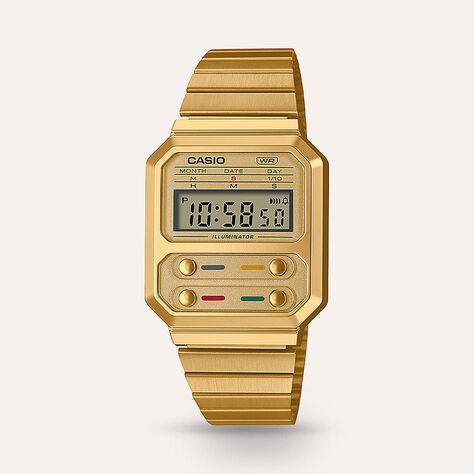 Orologio Al Quarzo Casio Vintage Revival A100weg-9aef - Orologi con Datario Unisex | Stroili
