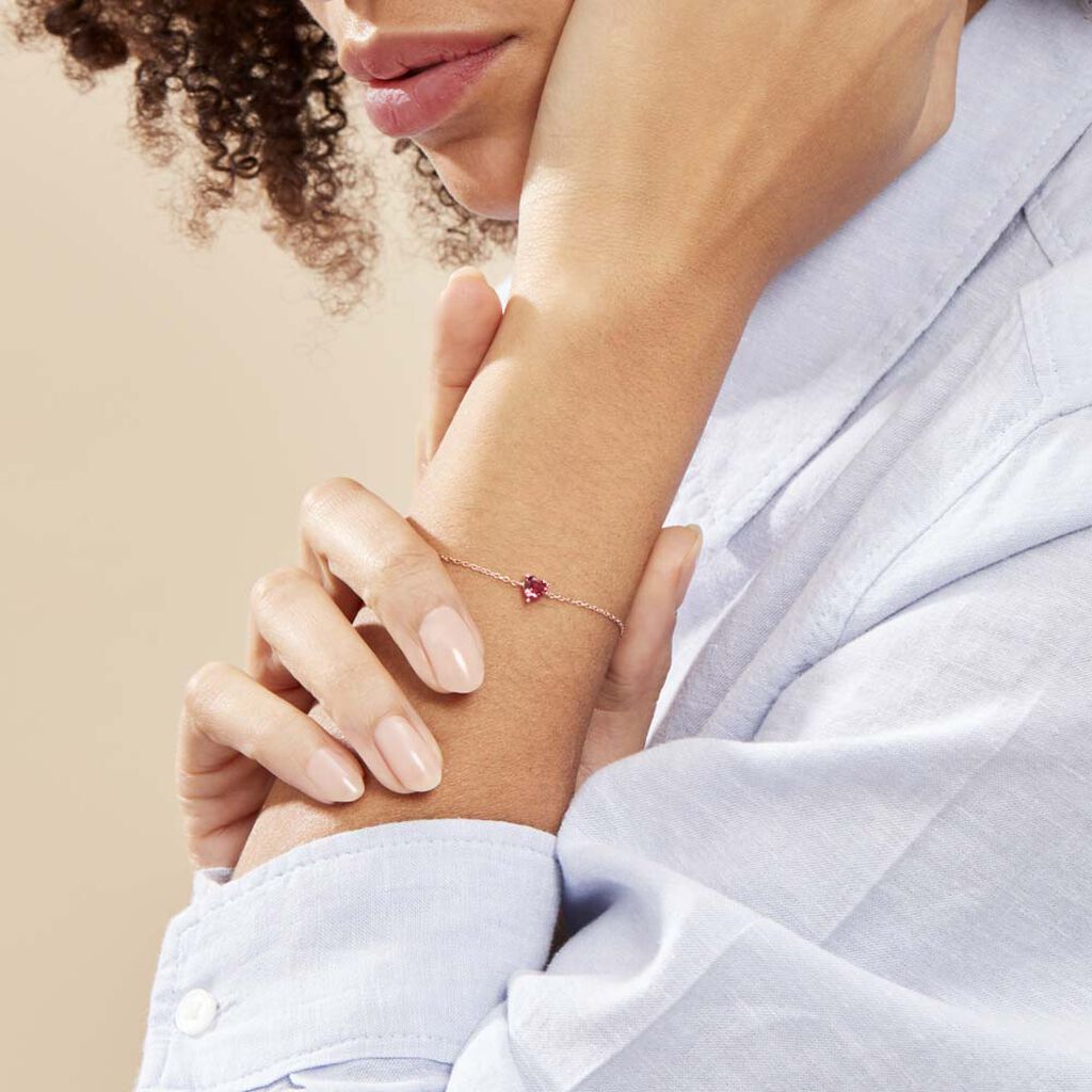 Bracciale Silver Rainbow Argento Rosa Cubic Zirconia