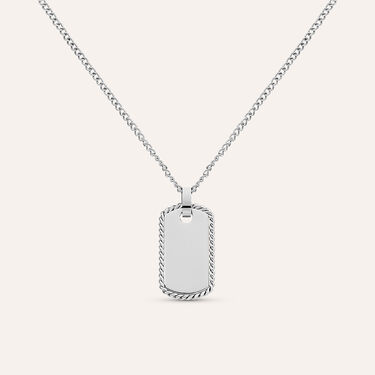 Collana Man Code Acciaio