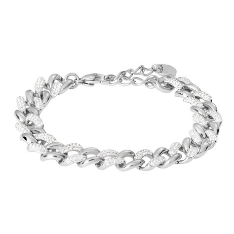 Bracciale Catena Lady Phantasya Acciaio Cristallo - Bracciali Donna | Stroili