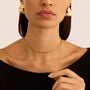 Orecchini Pendenti Radiance Acciaio Dorato