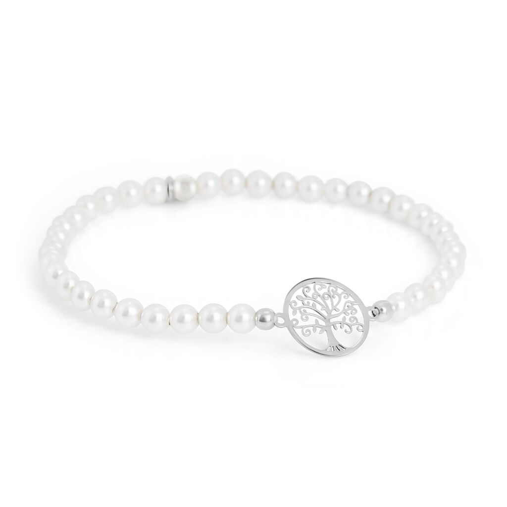 Bracciale Silver Pearls Argento Rodiato Perla sintentica - Bracciali Donna | Stroili