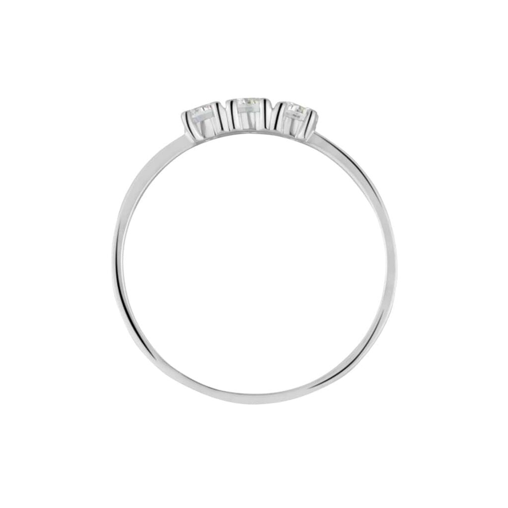 Anello Trilogy Claire Oro Bianco Cubic Zirconia - Anelli con Pietre Donna | Stroili