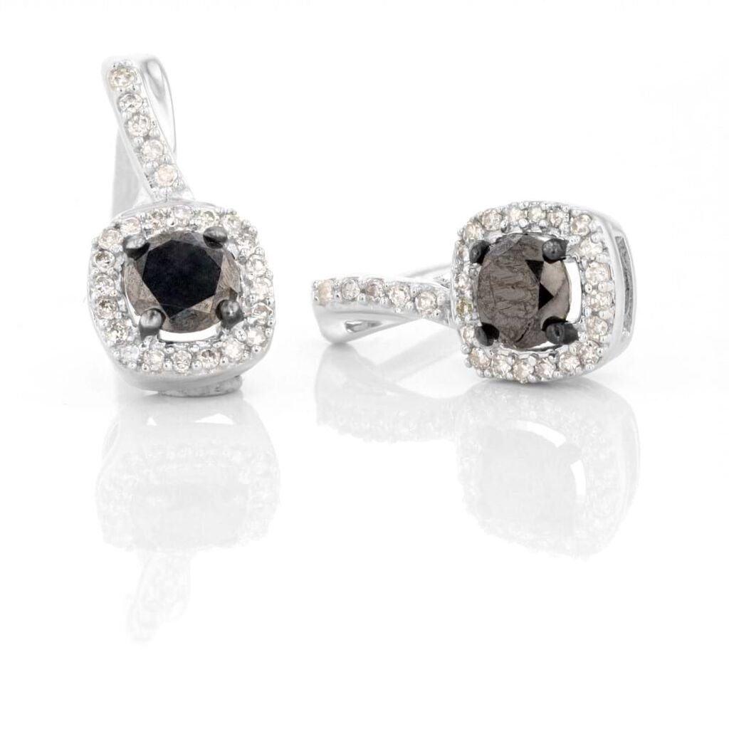 Orecchini Lobo Sophia Oro Bianco Diamante - Orecchini a Lobo Donna | Stroili