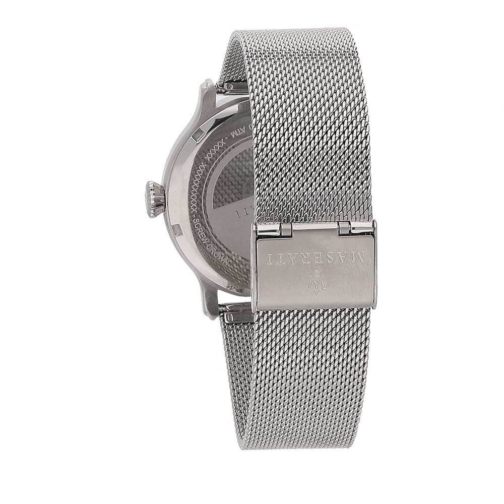 Orologio Maserati Epoca con cinturino mesh e cassa in acciaio