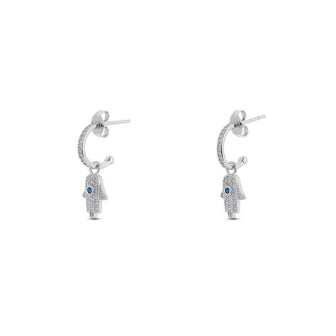 Orecchini A Cerchio Silver Moments Argento Rodiato Cubic Zirconia - Orecchini a Cerchio Donna | Stroili