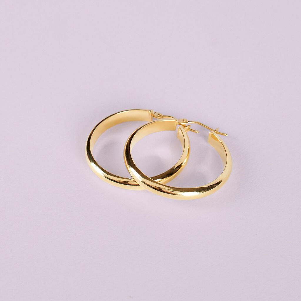 Orecchini A Cerchio Toujours Oro Giallo - Orecchini a Cerchio Donna | Stroili