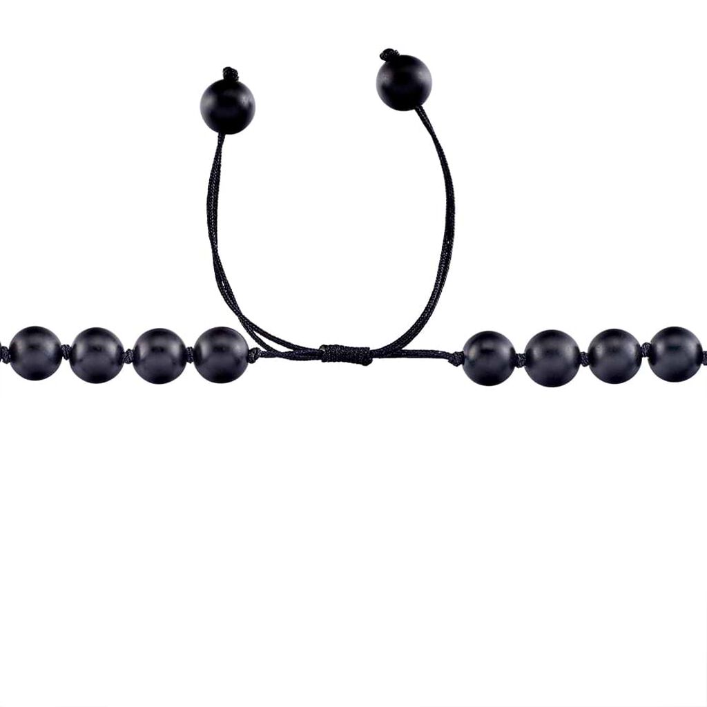 Bracciale doppio croce in metallo brunito