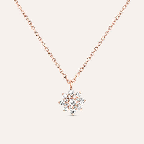 Collana Silver Elegance Argento Rosa Cubic Zirconia - Collane Donna | Stroili