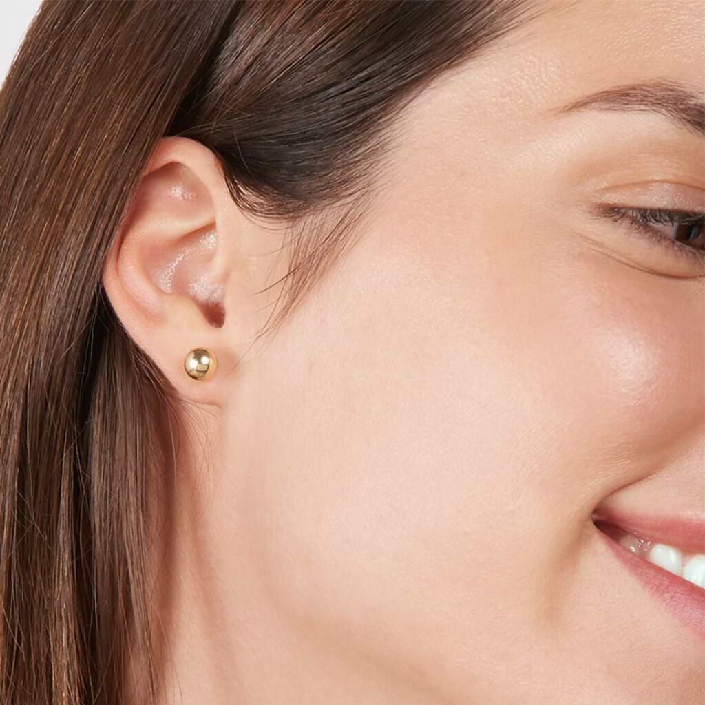 Orecchini Lobo Gold Essence Oro Giallo - Orecchini a Lobo Donna | Stroili
