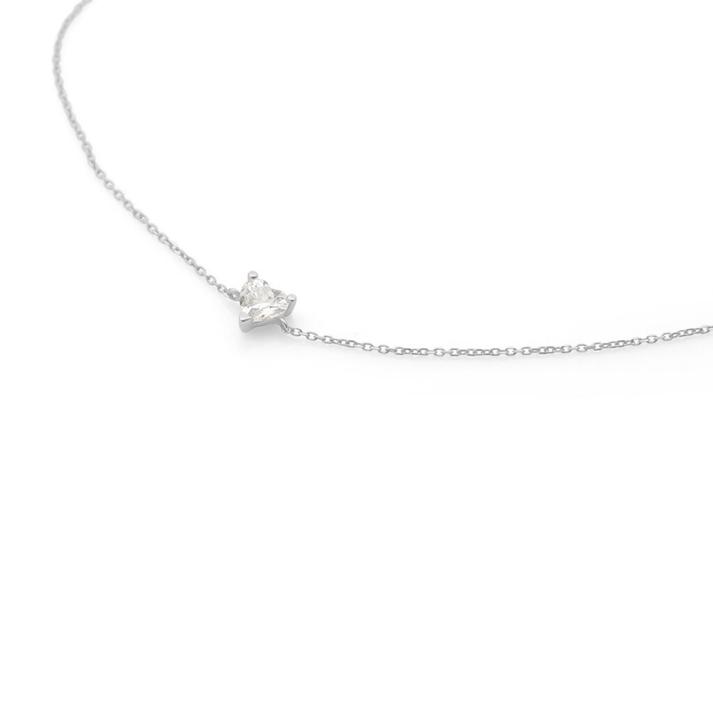 Bracciale Punto Luce Claire Oro Bianco Cubic Zirconia - Bracciali Amicizia Donna | Stroili
