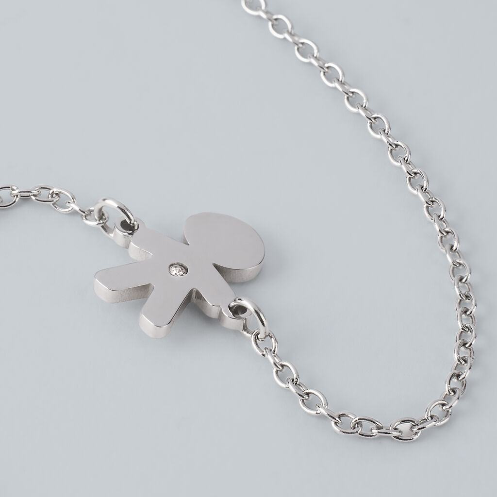 Bracciale Lady Chic Acciaio Cristallo - Bracciali Donna | Stroili