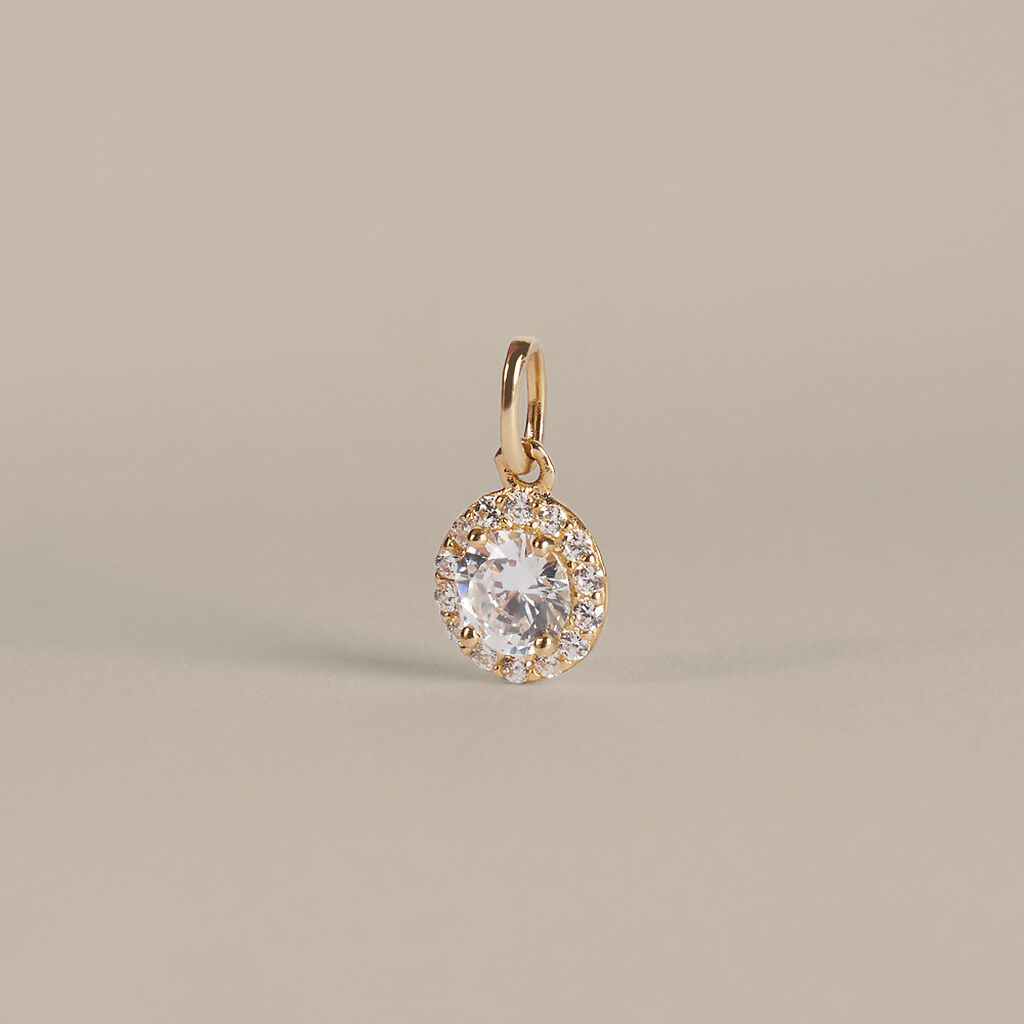 Pendente Punto Luce Poème Oro Giallo Cubic Zirconia - Ciondoli Donna | Stroili