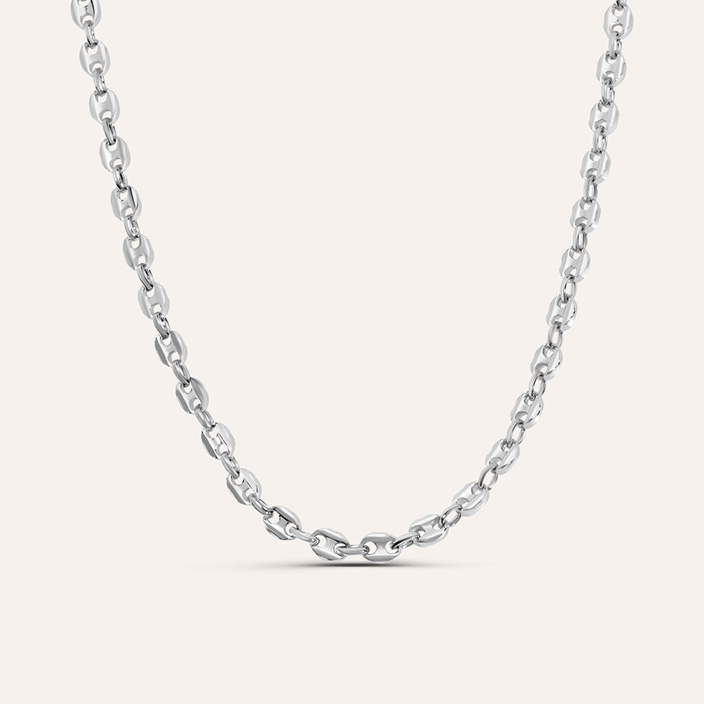 Catena Gentleman Argento Rodiato