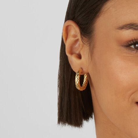Orecchini A Cerchio Isabelle Oro Giallo - Orecchini a Cerchio Donna | Stroili