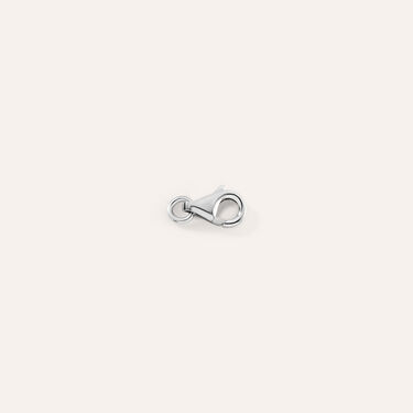 Moschettone Argento Rodiato Small