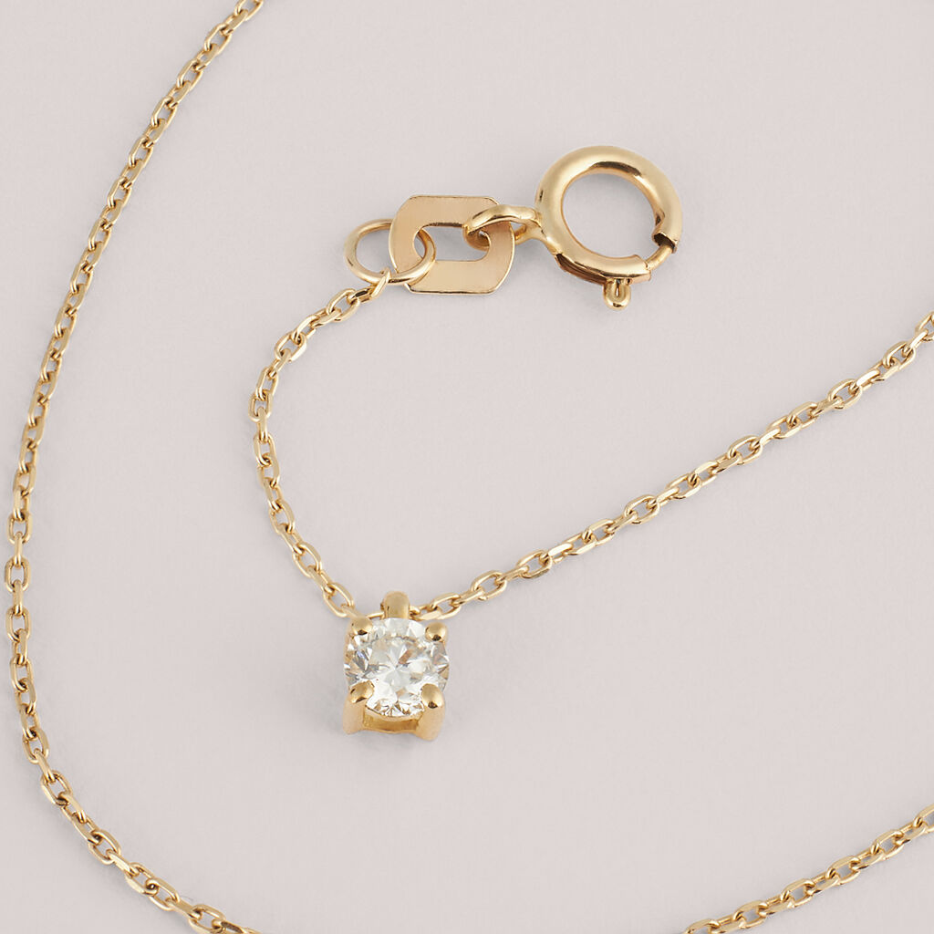 Collana Punto Luce Grace Oro Giallo Diamante - Collane Punto Luce Donna | Stroili