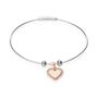 Pendente Love Beats Argento Rosa Cubic Zirconia