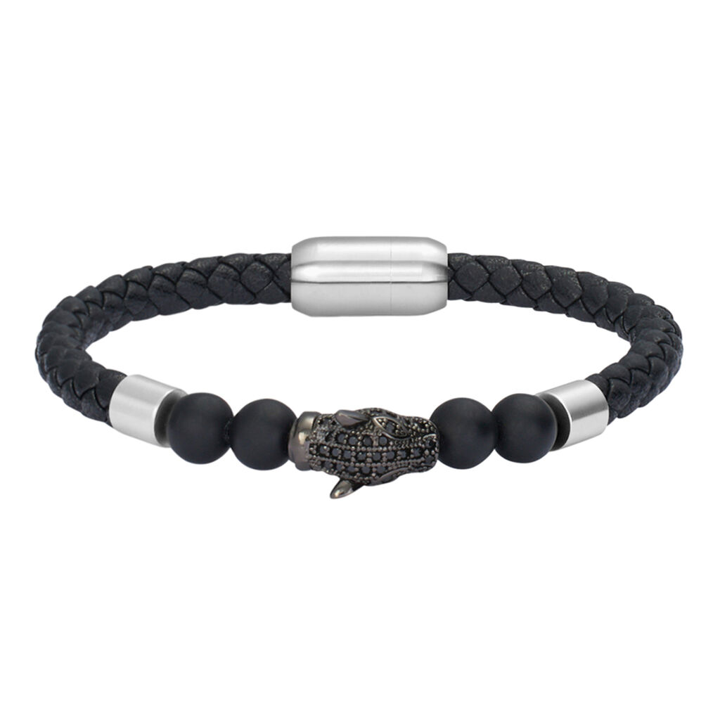Bracciale Man Code Acciaio Cubic Zirconia