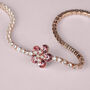 Bracciale Romantic Shine Ottone Rosa Cristallo