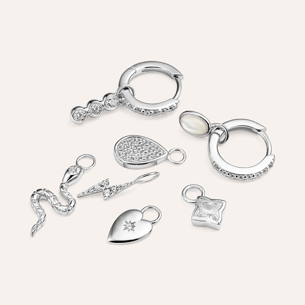 Charm Silver Moments Argento Rodiato Cubic Zirconia - Gioielli Donna | Stroili