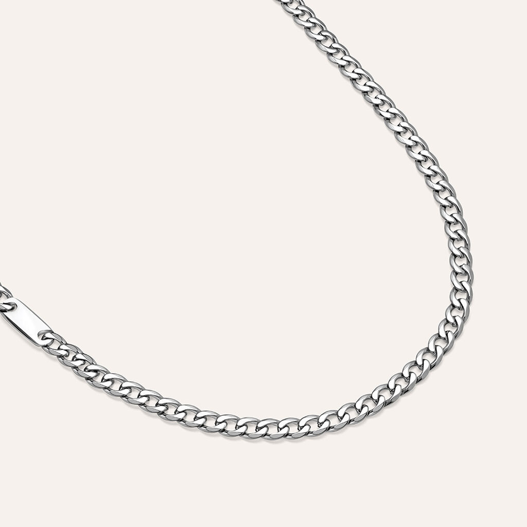 Collana Man Code Acciaio