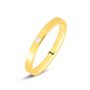 Fede Comoda Squadrata 2.5 mm Oro Giallo Diamante