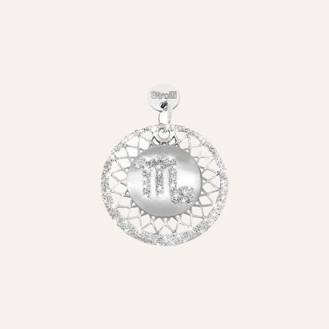 Charm in argento rodiato e glitter - Charms Donna | Stroili