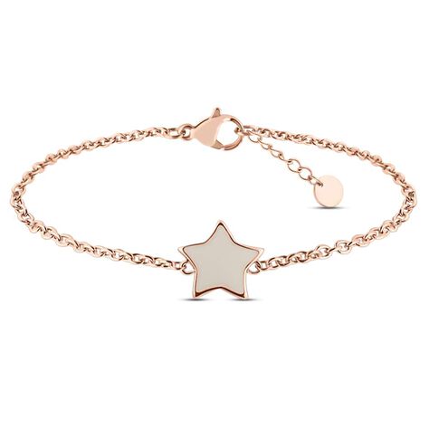 Bracciale Lady Sweet Acciaio Rosa - Bracciali con Incisione Donna | Stroili