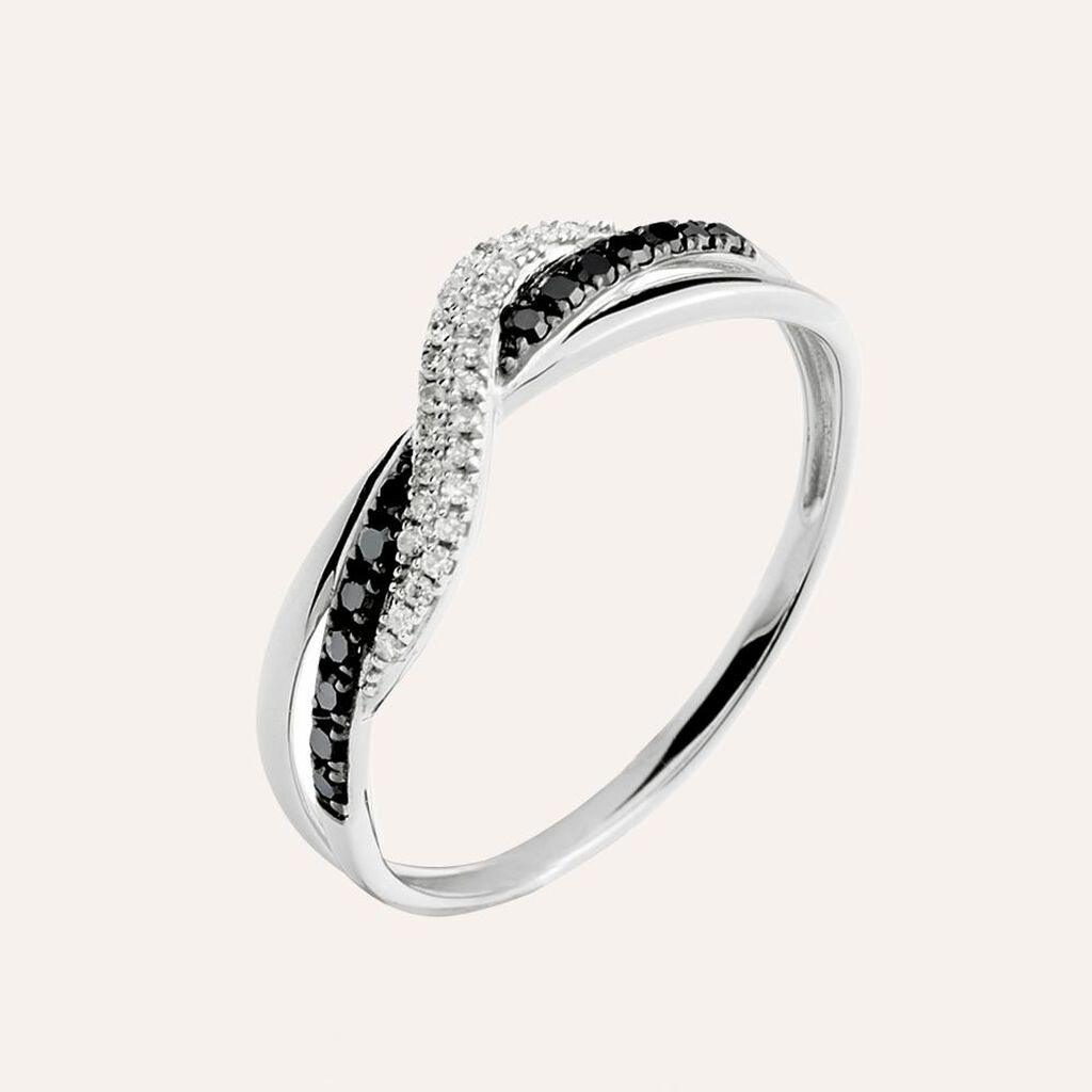 Anello Fascia Sophia Oro Bianco Diamante