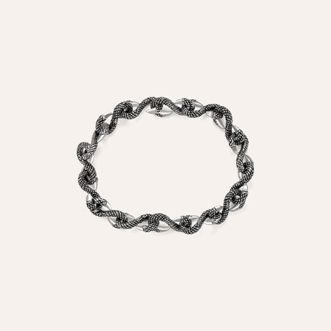 Bracciale Catena Man Code Acciaio Bicolore - Bracciali Uomo | Stroili