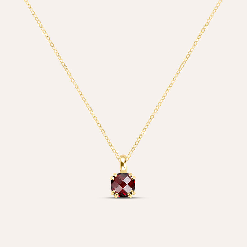 Collana Amélie Oro Giallo Granato Mozambico - Collane Donna | Stroili