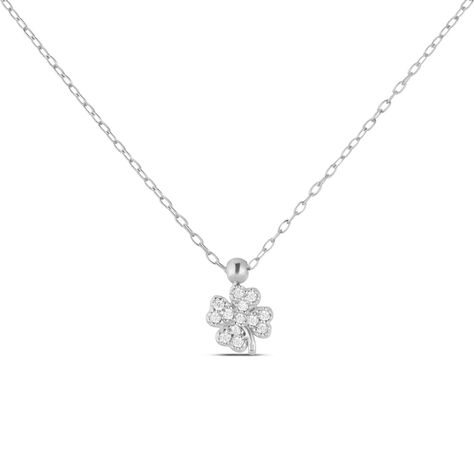 Collana Claire Oro Bianco Cubic Zirconia - Collane Donna | Stroili