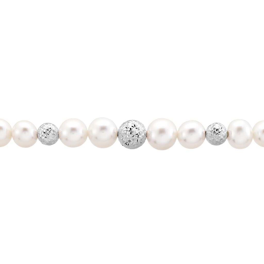 Bracciale Gabrielle Oro Bianco Perla D'Acqua Dolce - Bracciali Donna | Stroili
