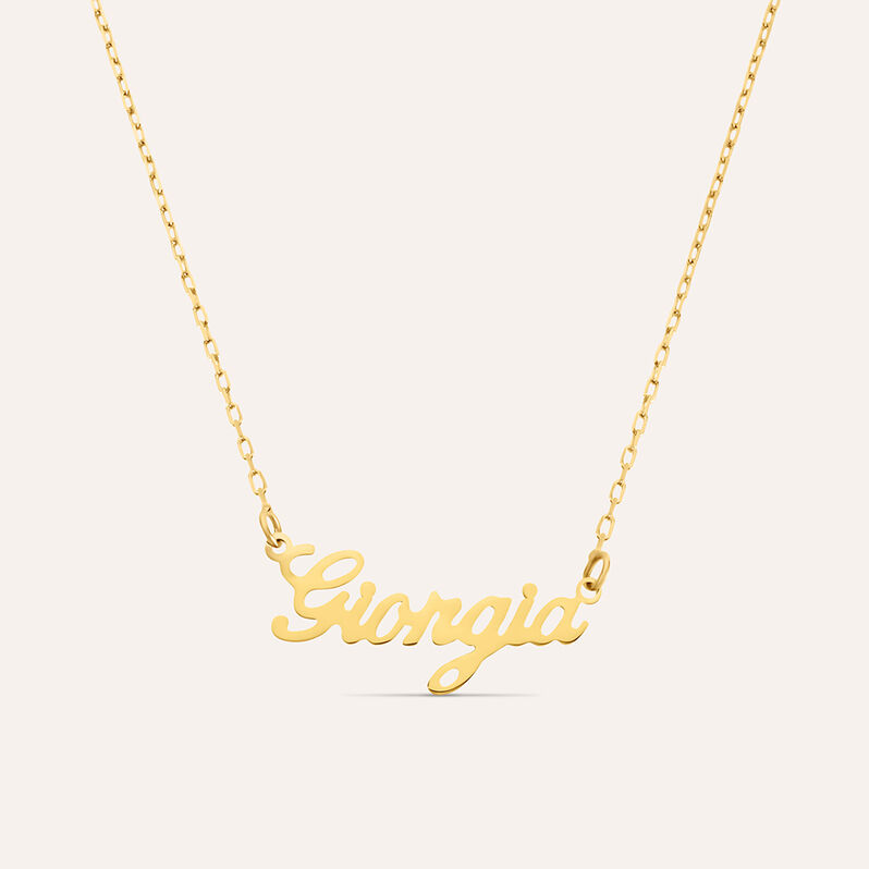Collana Giorgia Gold Names Oro Giallo - Collane Unisex | Stroili