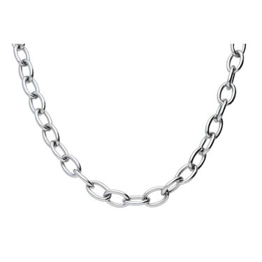 Collana acciaio catena