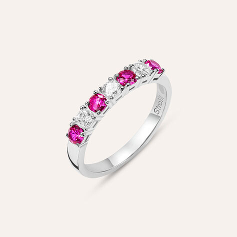 Anello Riviere Silver Elegance Argento Rodiato Cubic Zirconia - Anelli Riviere Donna | Stroili