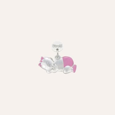 Pendente Love Beats Argento Rodiato