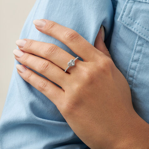 Anello Solitario Silver Elegance Argento Rodiato Cubic Zirconia - Anelli con Pietre Donna | Stroili