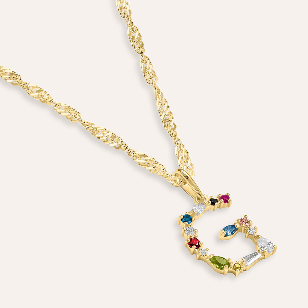 Pendente Claire Oro Giallo Cubic Zirconia