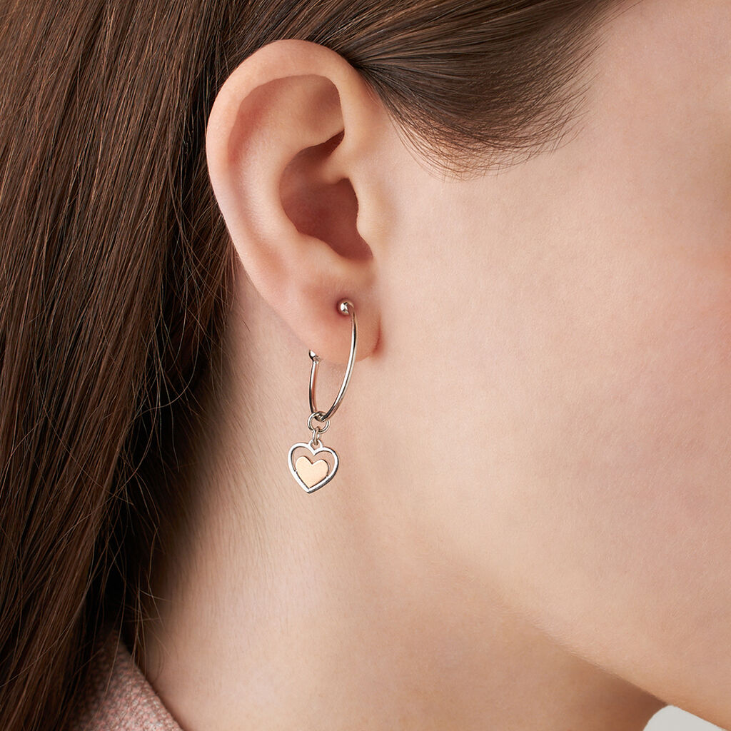 Orecchini A Cerchio Silver Collection Argento Rodiato - Orecchini a Cerchio Donna | Stroili